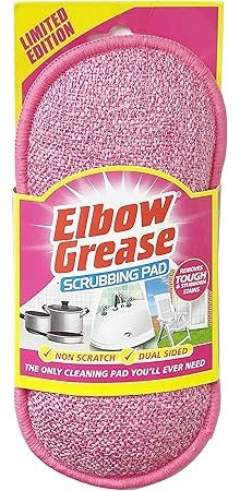 Elbow Grease Dual Sided Pink Scrubbing Pad